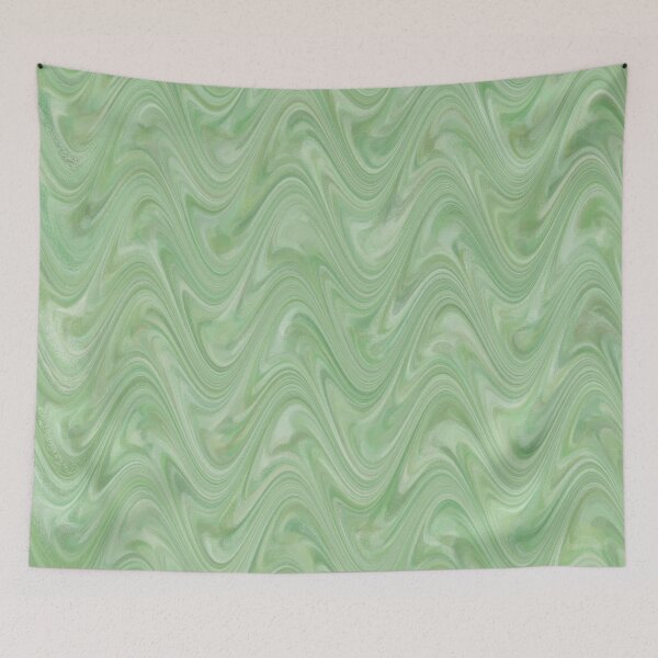 Item preview, Marbling Abstract Green designed and sold by ArtbyDebbieC.