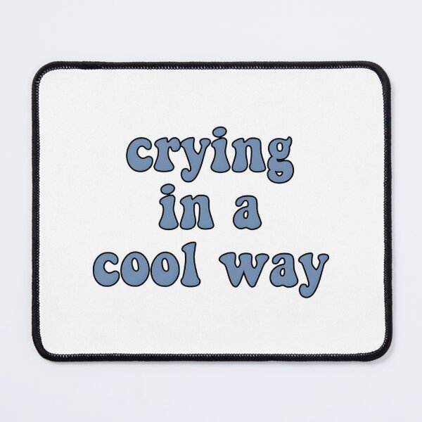 Item preview, Crying in a Cool Way - Unique Emotional Expression Art Design designed and sold by itayaboiaditya.