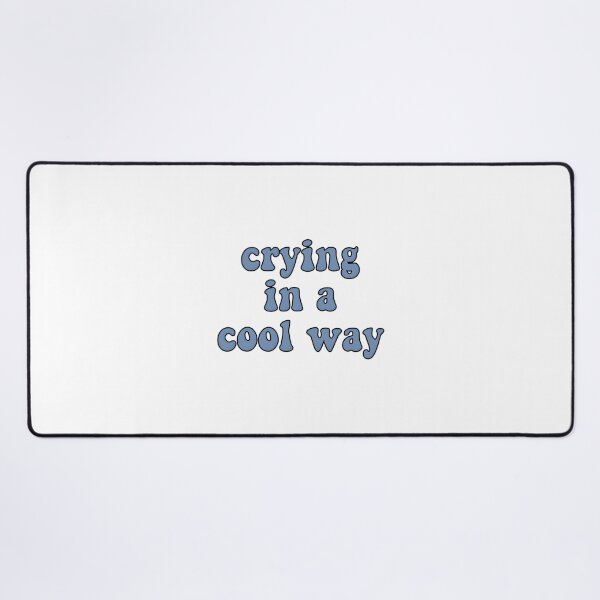 Item preview, Crying in a Cool Way - Unique Emotional Expression Art Design designed and sold by itayaboiaditya.