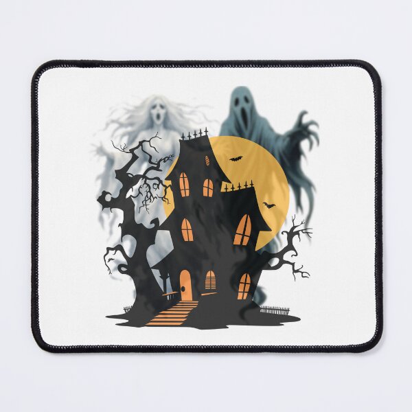 Item preview, Halloween Haunted House with Ghosts Spooky Horror Design designed and sold by iamKRUK.