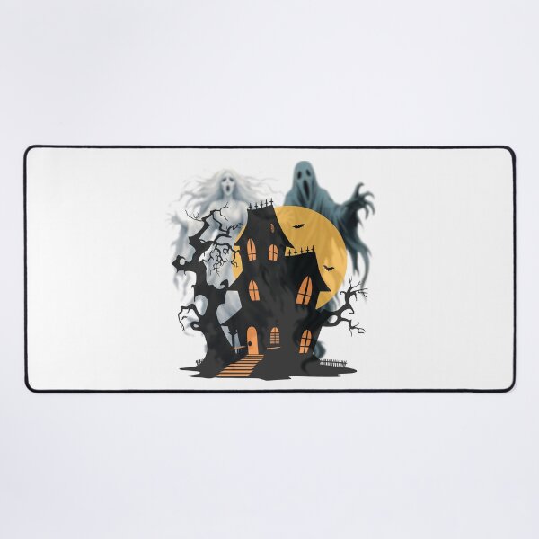 Item preview, Halloween Haunted House with Ghosts Spooky Horror Design designed and sold by iamKRUK.