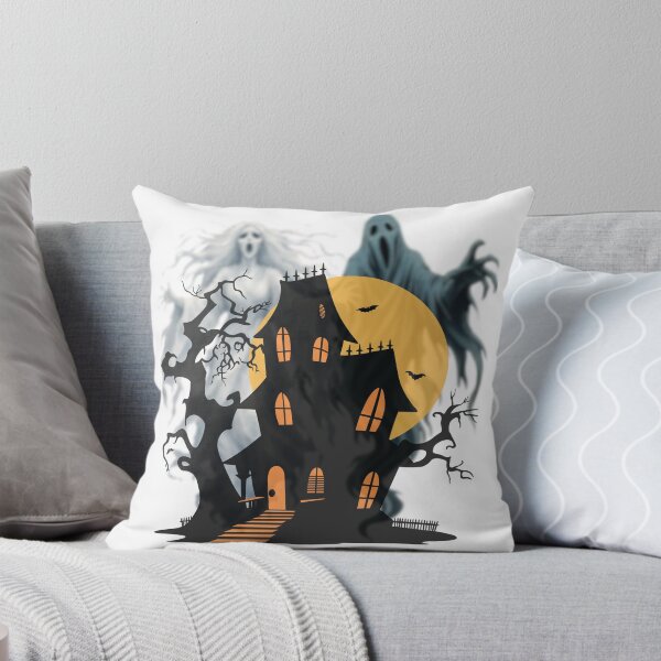 Item preview, Halloween Haunted House with Ghosts Spooky Horror Design designed and sold by iamKRUK.