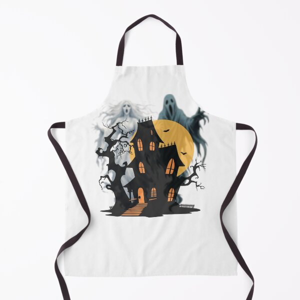 Item preview, Halloween Haunted House with Ghosts Spooky Horror Design designed and sold by iamKRUK.