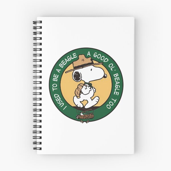 Item preview, Snoopy Beagle Scout Camping Badge designed and sold by ForRealSerial.