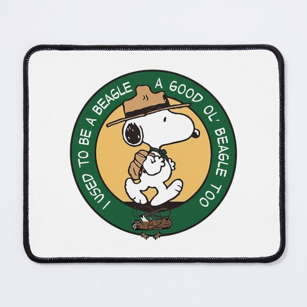 Item preview, Snoopy Beagle Scout Camping Badge designed and sold by ForRealSerial.