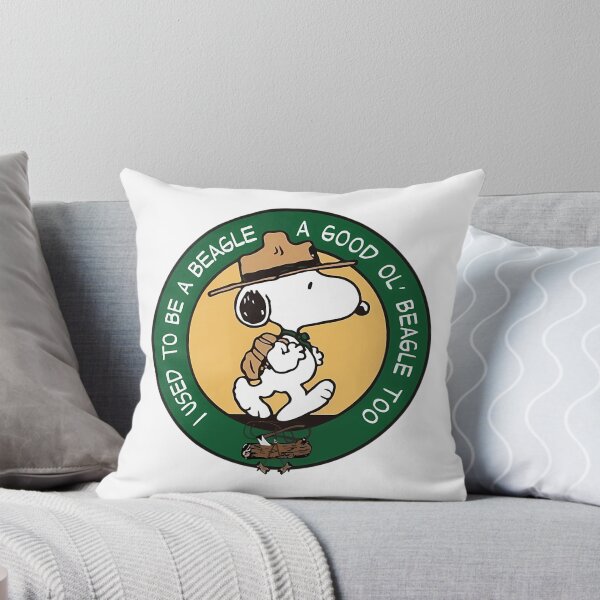Item preview, Snoopy Beagle Scout Camping Badge designed and sold by ForRealSerial.