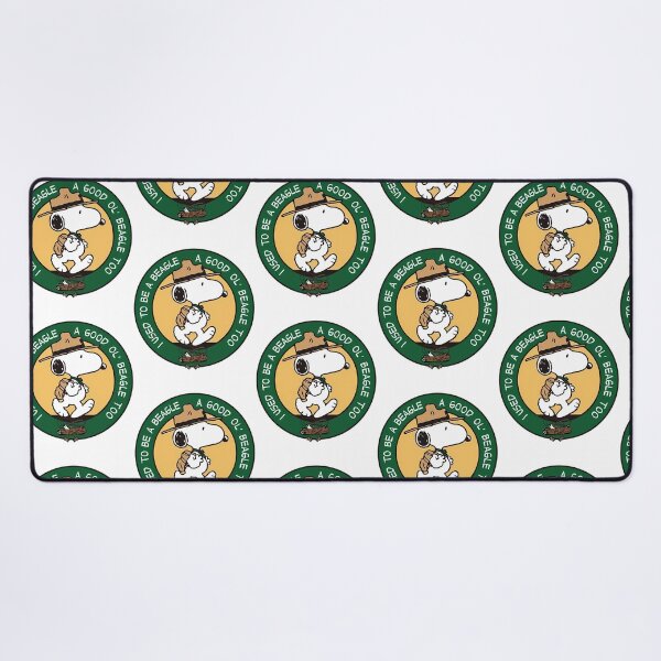 Item preview, Snoopy Beagle Scout Camping Badge designed and sold by ForRealSerial.