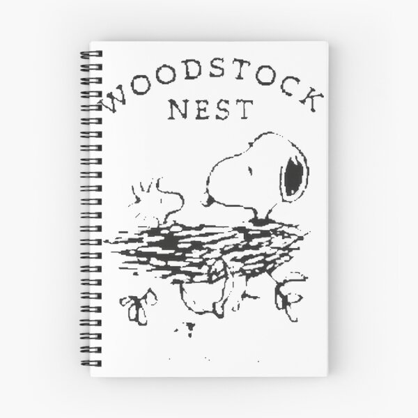 Item preview, Woodstock and Snoopy Nest with Sweets and Goodies Cute Illustration designed and sold by clockneck.