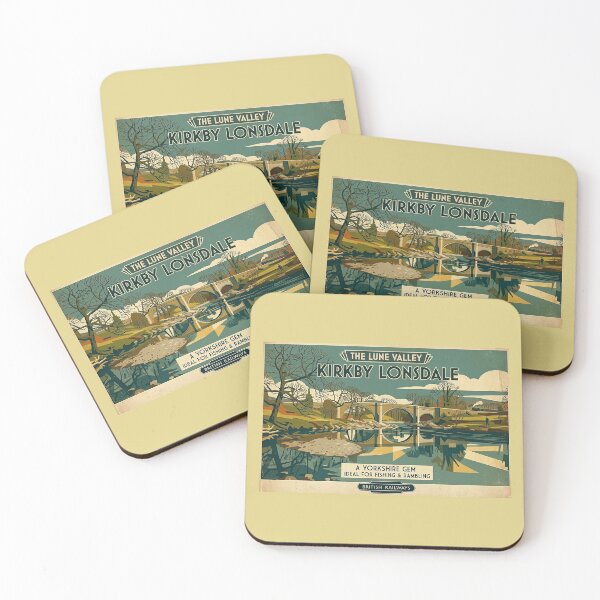 Item preview, Kirkby Lonsdale Vintage Style Travel Poster designed and sold by ArtworkNorth.