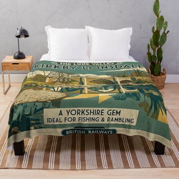 Item preview, Kirkby Lonsdale Vintage Style Travel Poster designed and sold by ArtworkNorth.