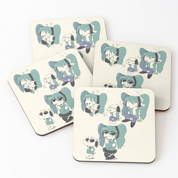 Item preview, Hatsune Miku & Snoopy Moods designed and sold by COFFEEWITHARTS.