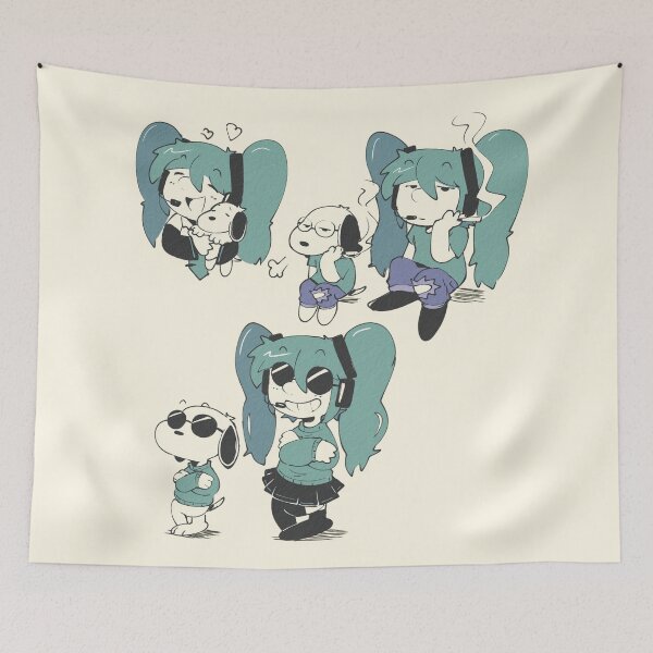 Item preview, Hatsune Miku & Snoopy Moods designed and sold by COFFEEWITHARTS.