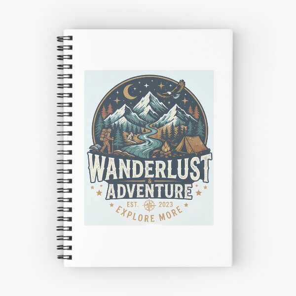 Item preview, Wanderlust And Adventure Mountain Landscape designed and sold by ForRealSerial.