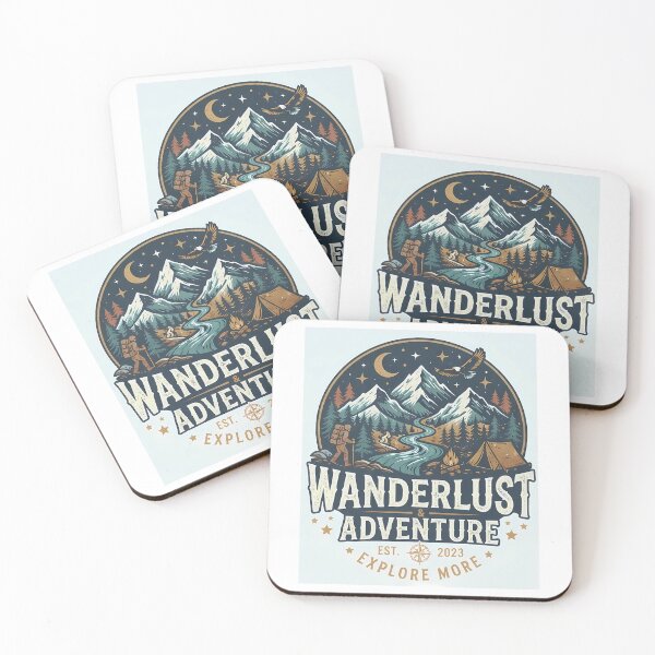 Item preview, Wanderlust And Adventure Mountain Landscape designed and sold by ForRealSerial.