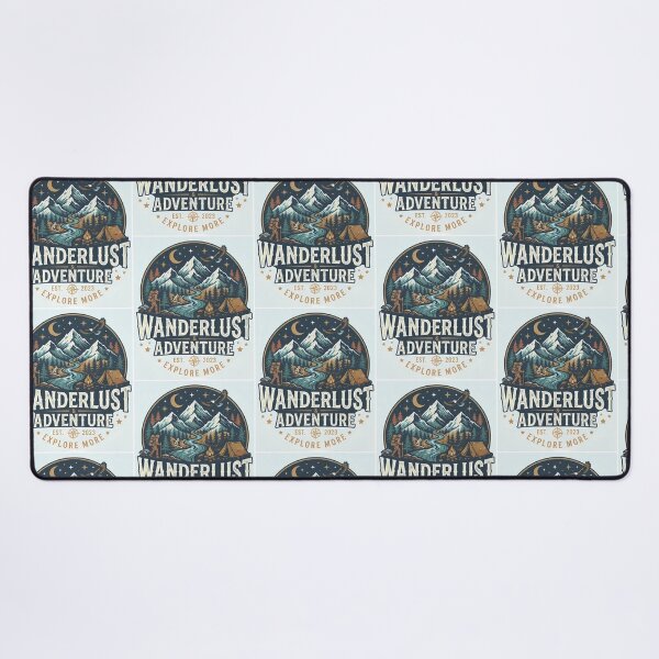 Item preview, Wanderlust And Adventure Mountain Landscape designed and sold by ForRealSerial.