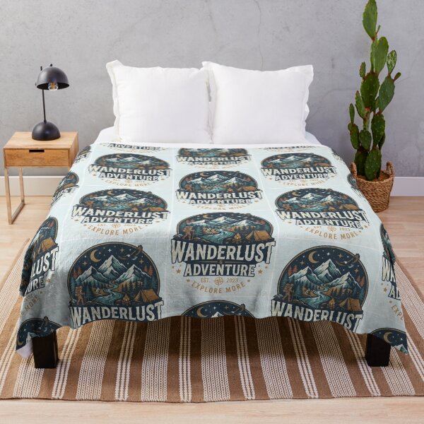 Item preview, Wanderlust And Adventure Mountain Landscape designed and sold by ForRealSerial.