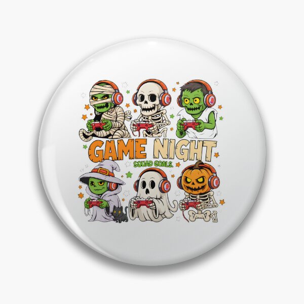 Item preview, Gaming Squad Goals Halloween Creatures Fun Design designed and sold by Dmo3HarkoArt.