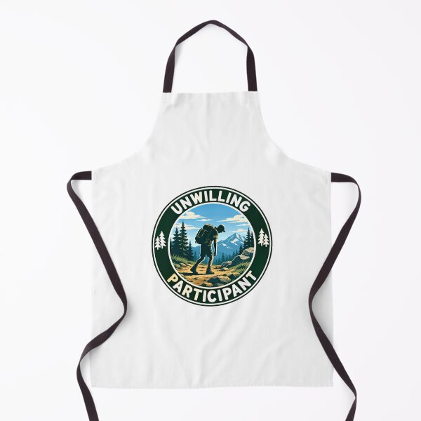 Item preview, Unwilling Participant Funny Hiking Outdoors Hiker Camper designed and sold by SkeletonsDanger.