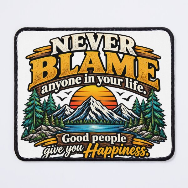 Item preview, Never Blame – Life Lessons & Memories designed and sold by JanRizz.