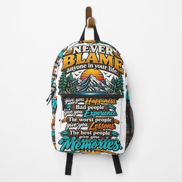 Item preview, Never Blame – Life Lessons & Memories designed and sold by JanRizz.
