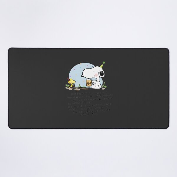Item preview, Snoopy Celebrates a Kinder, Healthier, and Happier New Year Design designed and sold by clockneck.