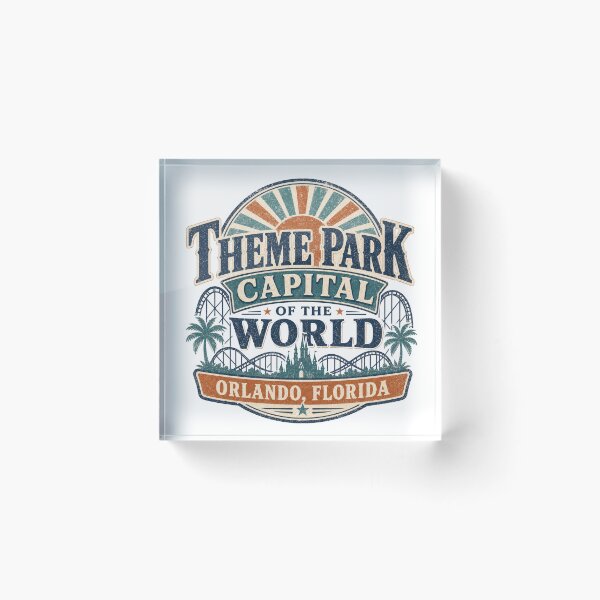 Artikelvorschau, Themenpark-Hauptstadt der Welt – Orlando – Florida entworfen und verkauft von NicheWearStudio.