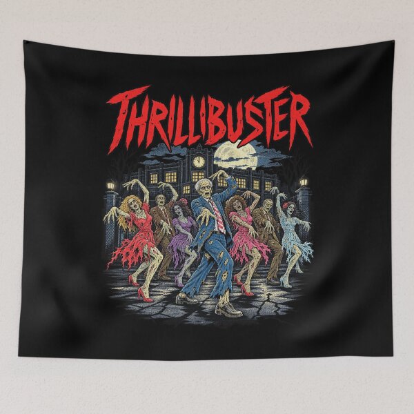 Item preview, Retro Dancing Zombie Night Vintage Comic Spooky Undead Design designed and sold by SmithOscarShop.