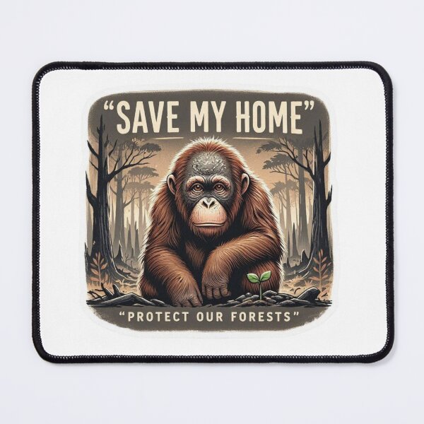 Item preview, Save My Home - Protect Our Forests Orangutan Conservation designed and sold by carestazafeli.