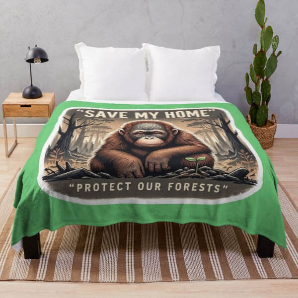 Item preview, Save My Home - Protect Our Forests Orangutan Conservation designed and sold by carestazafeli.