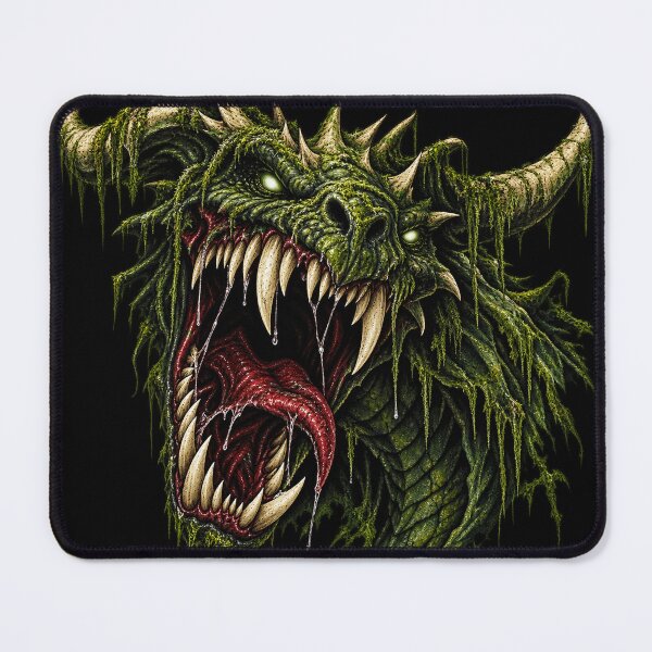 Item preview, Swamp Dragon Demon – Heavy Metal Monster designed and sold by Ravendge.