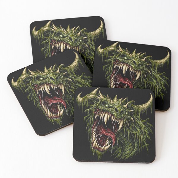 Item preview, Swamp Dragon Demon – Heavy Metal Monster designed and sold by Ravendge.