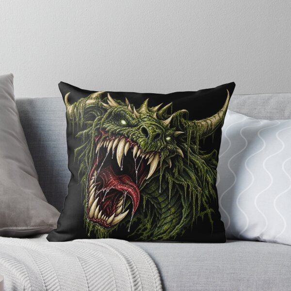 Item preview, Swamp Dragon Demon – Heavy Metal Monster designed and sold by Ravendge.