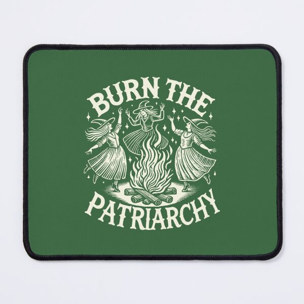 Item preview, Witch art Burn the Patriarchy Classic T-Shirt designed and sold by ShopNiceGiftsVN.