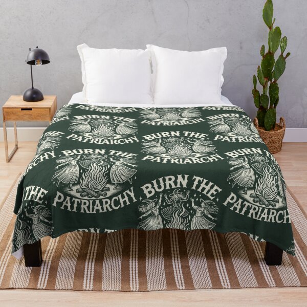 Item preview, Witch art Burn the Patriarchy Classic T-Shirt designed and sold by ShopNiceGiftsVN.