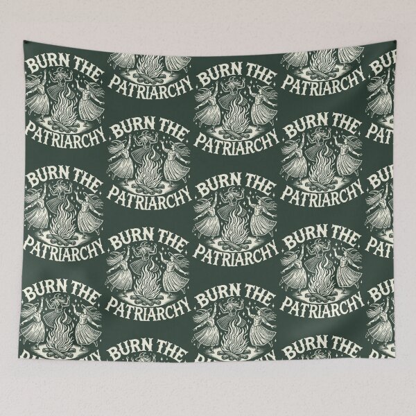 Item preview, Witch art Burn the Patriarchy  Classic T-Shirt designed and sold by ShopNiceGiftsVN.