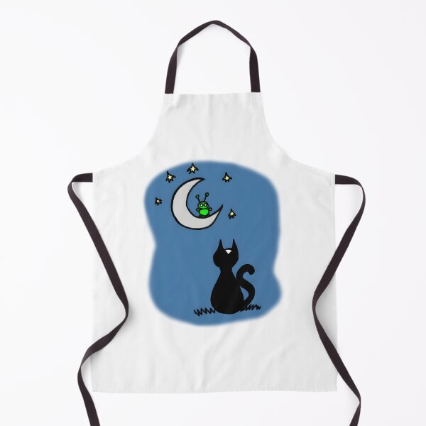 Item preview, The Cat and the Alien - Whimsical Space Adventure Illustration designed and sold by gabriel1309.