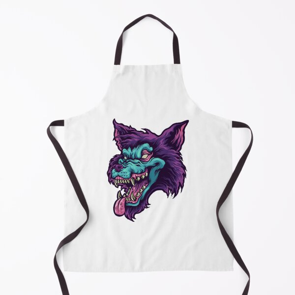 Item preview, Zombie Wolf Head Shirt Masks Sticker Mask T-Shirt designed and sold by Whimzu.