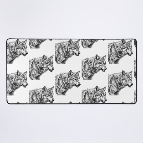 Item preview, Zombie Wolf Halloween Spooky Undead Animal Pencil Art designed and sold by Whimzu.