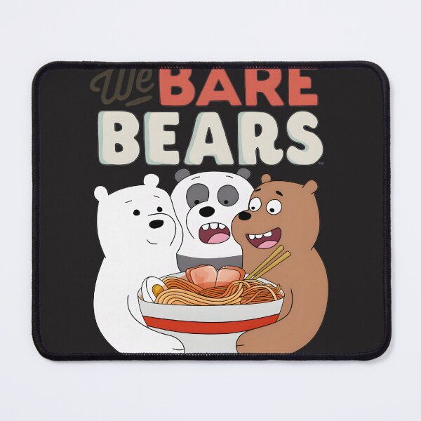 Item preview, Cute Bear Characters Enjoying a Dreamy Ramen Bowl Illustration designed and sold by -atisuto-.