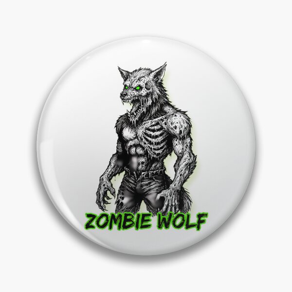 Artikelvorschau, Zombie-Wolf entworfen und verkauft von Whimzu.