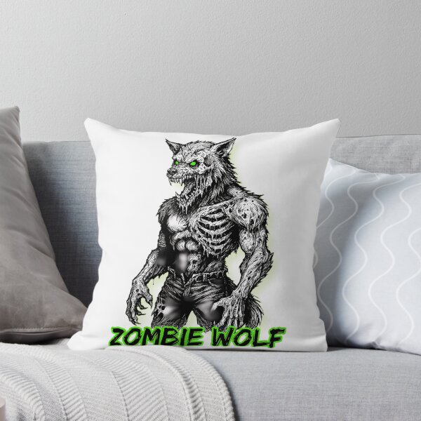 Artikelvorschau, Zombie-Wolf entworfen und verkauft von Whimzu.