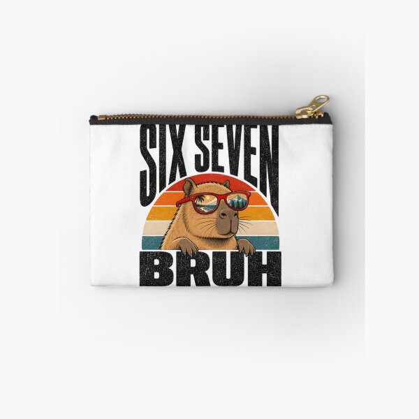 Artikelvorschau, Six Seven Bruh Capybara Meme Lustiges Tierliebhaber entworfen und verkauft von HumansStuck12.