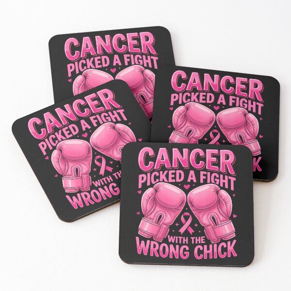 Item preview, Cancer Picked A Fight With The Wrong Chick Breast Awareness designed and sold by serialcarachts.