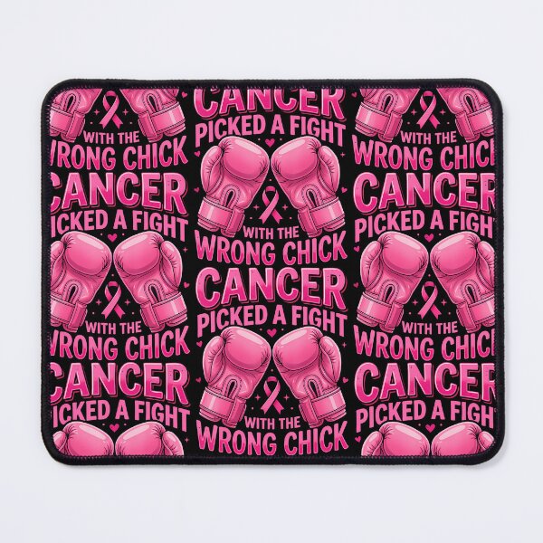 Item preview, Cancer Picked A Fight With The Wrong Chick Breast Awareness designed and sold by serialcarachts.