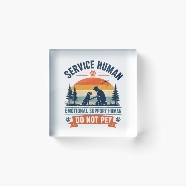 Item preview, Servicio Humano Apoyo Emocional Humano No Mascotas Perro de Servicio Guía Perro de Apoyo Emocional Dueño designed and sold by HumansStuck12.