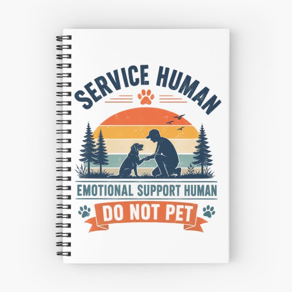 Item preview, Service Human Emotional Support Human Do Not Pet Service Dog Handler Emotional Support Dog Owner designed and sold by HumansStuck12.
