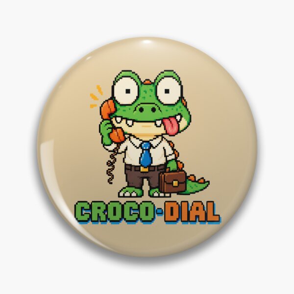 Item preview, CROCO-DIAL designed and sold by BRIGHT BITS BOUTIQUE.