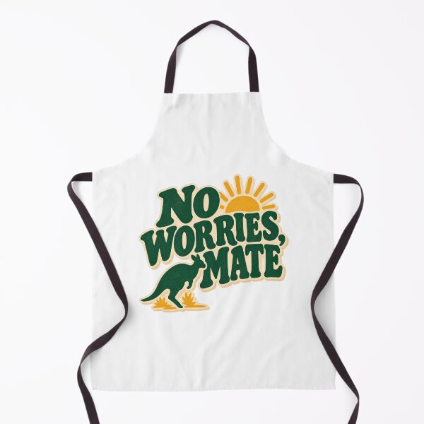 Item preview, No Worries Mate Australian Vintage Quote Design designed and sold by Atlant11.