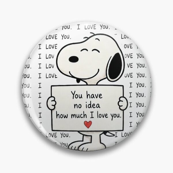 Item preview, Endless I Love You Snoopy designed and sold by COFFEEWITHARTS.