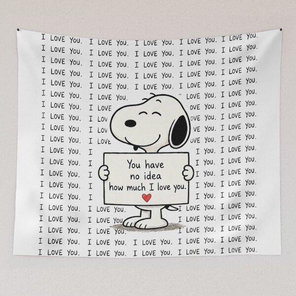 Item preview, Endless I Love You Snoopy designed and sold by COFFEEWITHARTS.